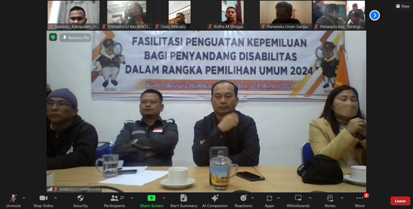 Ketua dan Anggota bersama Koordinator Sekretariat