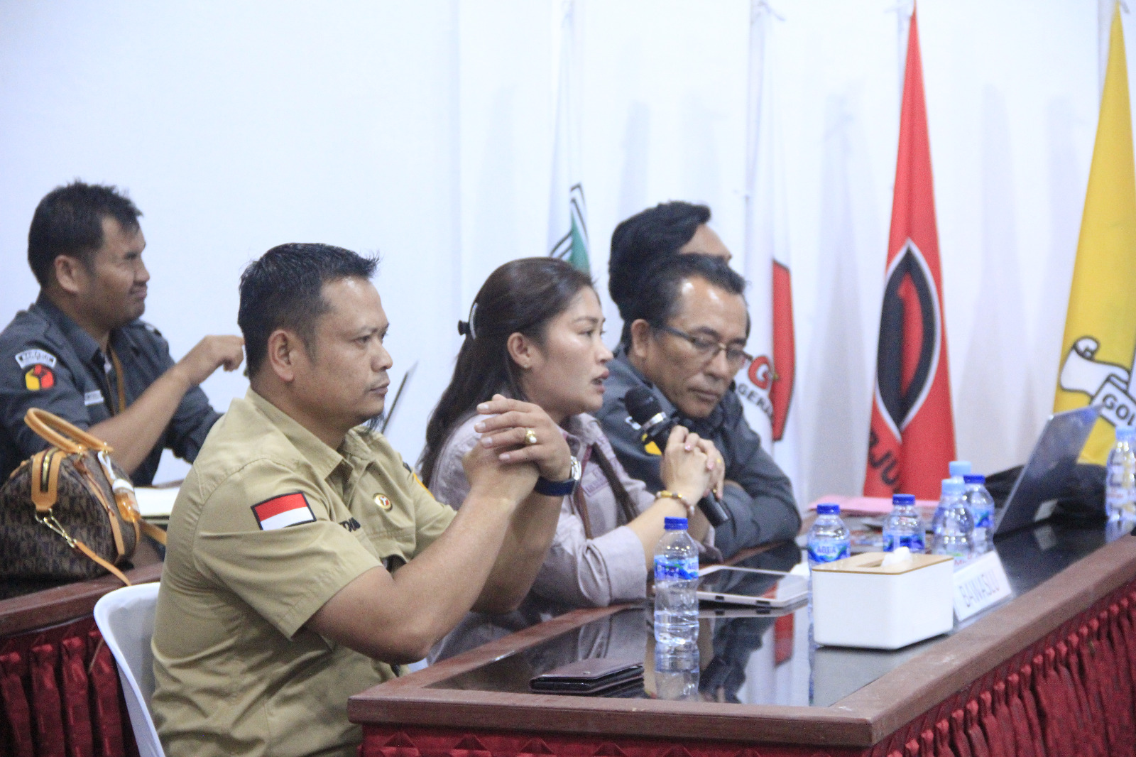 Anggota Bawaslu Humbahas dan Koordinator Sekretariat
