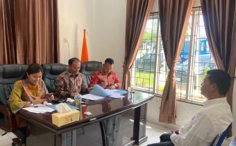 Ketua dan Anggota Saat Wawancara Evaluasi